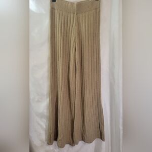 Ozoc knit flare pants